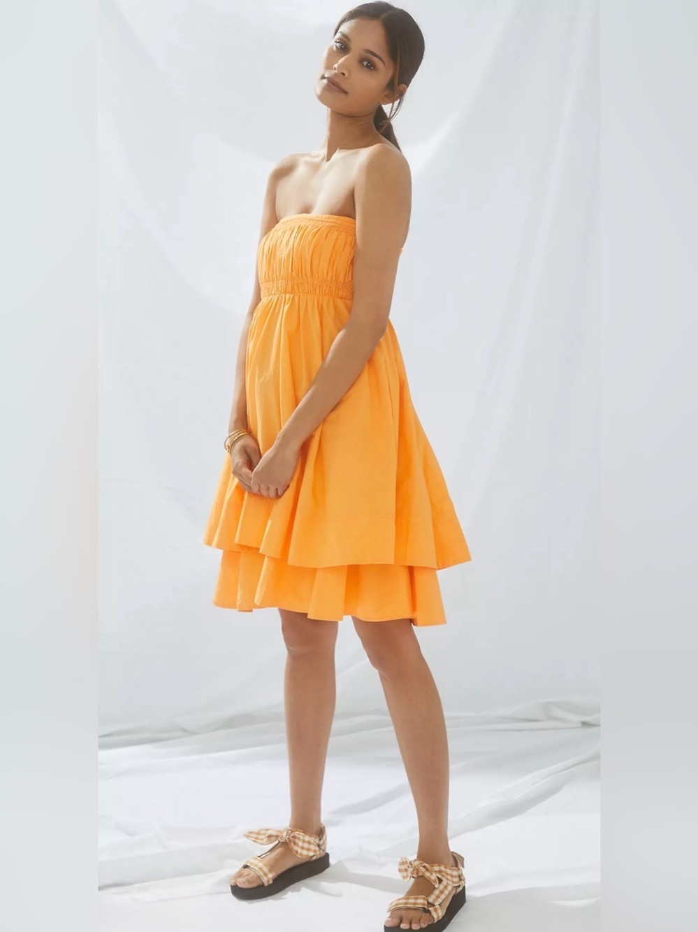 Anthropologie Maeve Galena Strapless Mini Dress